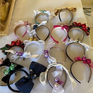 Box of Holiday Headbands and Clips new